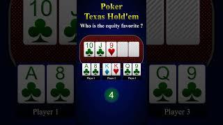 Poker Quiz! Who is the favorite? f3178