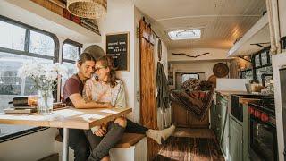 DIY Shuttle Bus Conversion For Under 10K W/ Full Bathroom