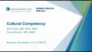 Cultural Competency in Kidney Disease