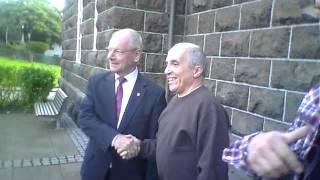 Tony Marano meets Heðin Mortensen mayor of Tórshavn