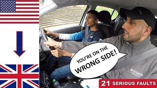 AMERICAN U.S. Driver Takes Driving Test In ENGLAND U.K. | Driving On The WRONG SIDE