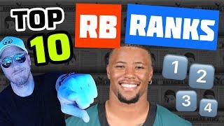 Who are the Top 10 Running Backs (if drafting today)?