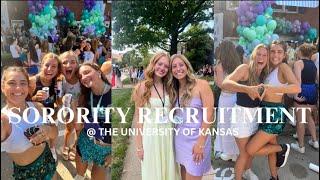 SORORITY RECRUITMENT at the university of kansas