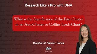 What is the Significance of the First Cluster in an AutoCluster or Collins Leeds Chart?