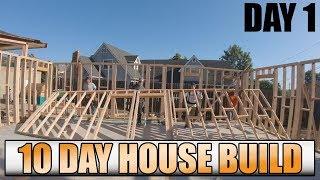 10 Day House Build: Day 1 - Snap, Plate, Detail, Framing!