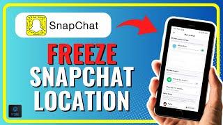 How To FREEZE Snapchat Location 2024!