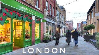 London Walk  London Christmas Preparations 2024    London Chelsea to Regent Street via Belgravia