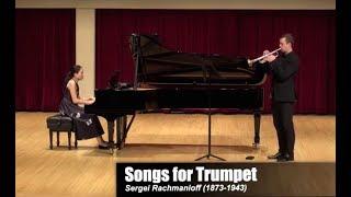 Rachmaninoff 3 songs for trumpet and piano