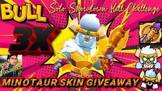 3x Minotaur Bull Skin Giveaway Tournament | Brawl Stars | Goldirock