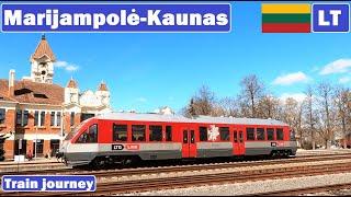 Marijampolė to Kaunas train journey 2022 [4K]