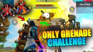 Only Grenade Challenge in Rank || Free Fire || Desi Gamers