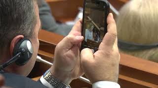 Roberta Metsola in the Chisinau Parliament debates with Igor Grosu Speaker of Moldovan Parliament!