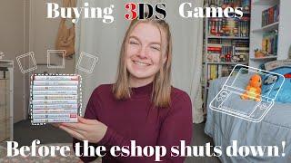 3DS Games I Bought Before The Eshop Shuts Down!