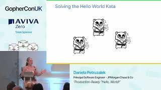 Production Ready "Hello, World!"  Daniela Petruzalek, JPMC