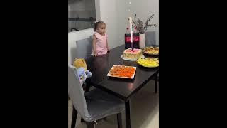 Little Girl Unimpressed at Own Birthday Celebration