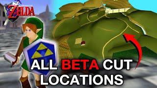 The Complete Cut and Altered Maps of Zelda Ocarina of Time | Cut Content