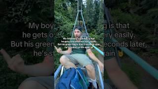 His green flag makes up for it   #outdoorcouple #outdoorcreator #canadiancreators #travelcouple