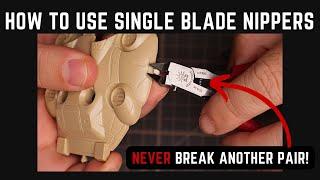 How to Use Single Blade Nippers | Gunpla Tool Tutorial Series