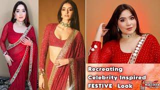 Karwachauth Makeup Tutorial Recreating Ananya Panday’s Look Day-9 #100daysofmakeoverfromstart