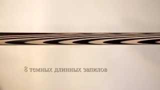 Бильярдный кий мастера Алексея Ариванюка на 2/3 длины из макассарского эбена