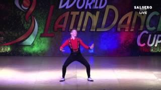 Kevin Cullinen, USA, Salsa Amateur Men Soloist,  Final Round, WLDC 2015