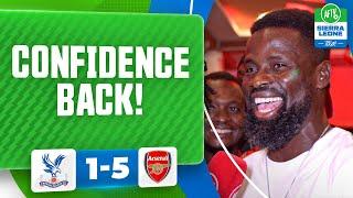 Jesus Has Got His Confidence Back (Eboue) | Crystal Palace 1-5 Arsenal | AFTV Sierra Leone Tour