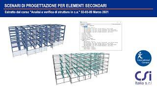 Aprrocci di progettazione per elementi secondari - Design approaches for secondary seismic elements