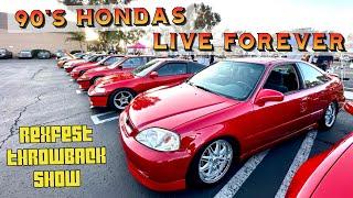 CLEAN HONDAS Keep it OLDSKOOL at REXFEST 90’s Throwback Car Show | SD Street Builds | Kanjo Style 4K