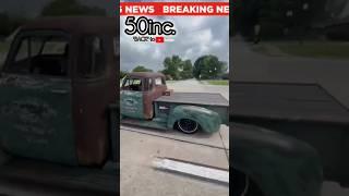 OLDER model PICKUP truck DRIVING in REVERSE  #lourencofamily #50inc #subscribe