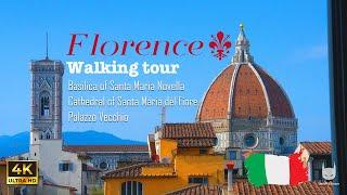 Walking Around Florence, Italy - Walking Tour 4K 