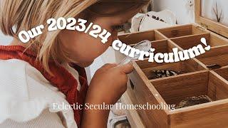 Our 2023-24 Homeschool Curriculum. Secular, eclectic & nature-inspired!