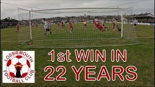 1st Win in 22  years!!! (in this fixture) | Lossiemouth v Fraserburgh Breedon Highland League