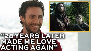 Aaron Taylor-Johnson says they've shot 28 YEARS LATER and another sequel already!