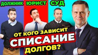 От кого зависит списание кредитов и долгов? Банкротство физических лиц в 2023 году.