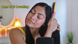 FINALLY TRYING ASMR HAIR BRUSHING FOR THE FIRST TIME & I HOPE YOU LIKE IT LOL!