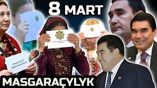 Türkmenistanda 8 MART AÝAL GYZLARY ARKADAGYŇ MASGARA ETÝÄN GÜNİ. Alişer Sahatow