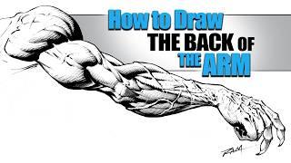 How to Draw the Back of the Arm Comic Art Style