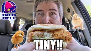 A TOTALLY HONEST Taco Bell Crispy Chicken Sandwich Taco REVIEW 