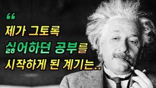 아인슈타인이 받았던 공부 자극 방법 [공부법, 몰입, 학습]