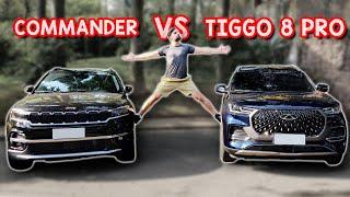 COMPARATIVO NOVO TIGGO 8 PRO VS COMMANDER 2025 ! QUAL É O MELHOR 7 LUGARES?