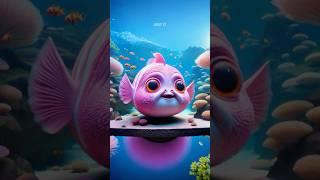 Evolution of the biggest cute cat fish pink #cat #fish #pink #shorts