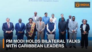 India's PM Modi holds bilateral talks with Caribbean leaders in Guyana