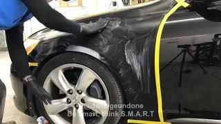 SMART repair to lexus wing and headlight restoration by damage undone