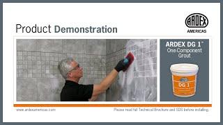 ARDEX DG 1™ One-Component Grout - Demonstration