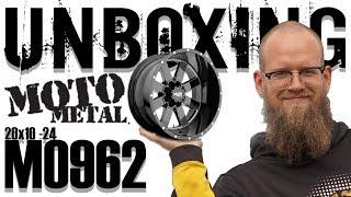 Moto Metal MO962 20x10 -24 Wheel Rim Unboxing