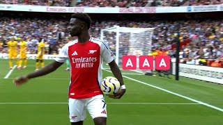 Bukayo Saka is the new Assist King 🫅 (2024/25)