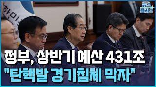 "탄핵發 경기침체 막자"...상반기 431조 푼다/한국경제TV뉴스