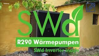 Montage / Anschluss SWD WP10 R290 Inverter - Wärmepumpe