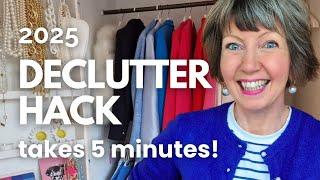 5-MINUTE Decluttering HACK! Get Organized in 2025 | Minimalist Home Reset