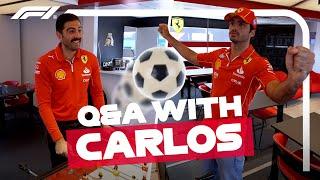 Carlos & Gigi Take on Table Football! | Carlos Sainz Interview